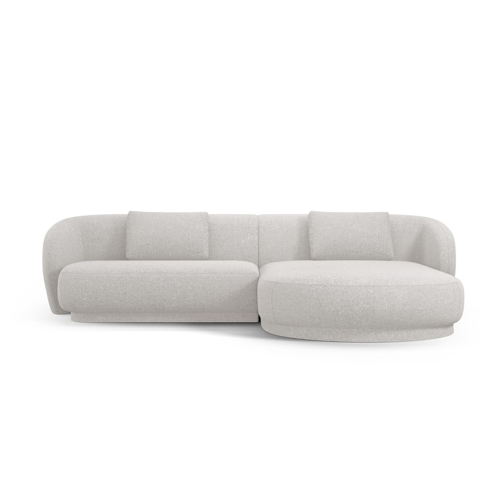 Világosszürke sarokkanapé Camden – Cosmopolitan Design