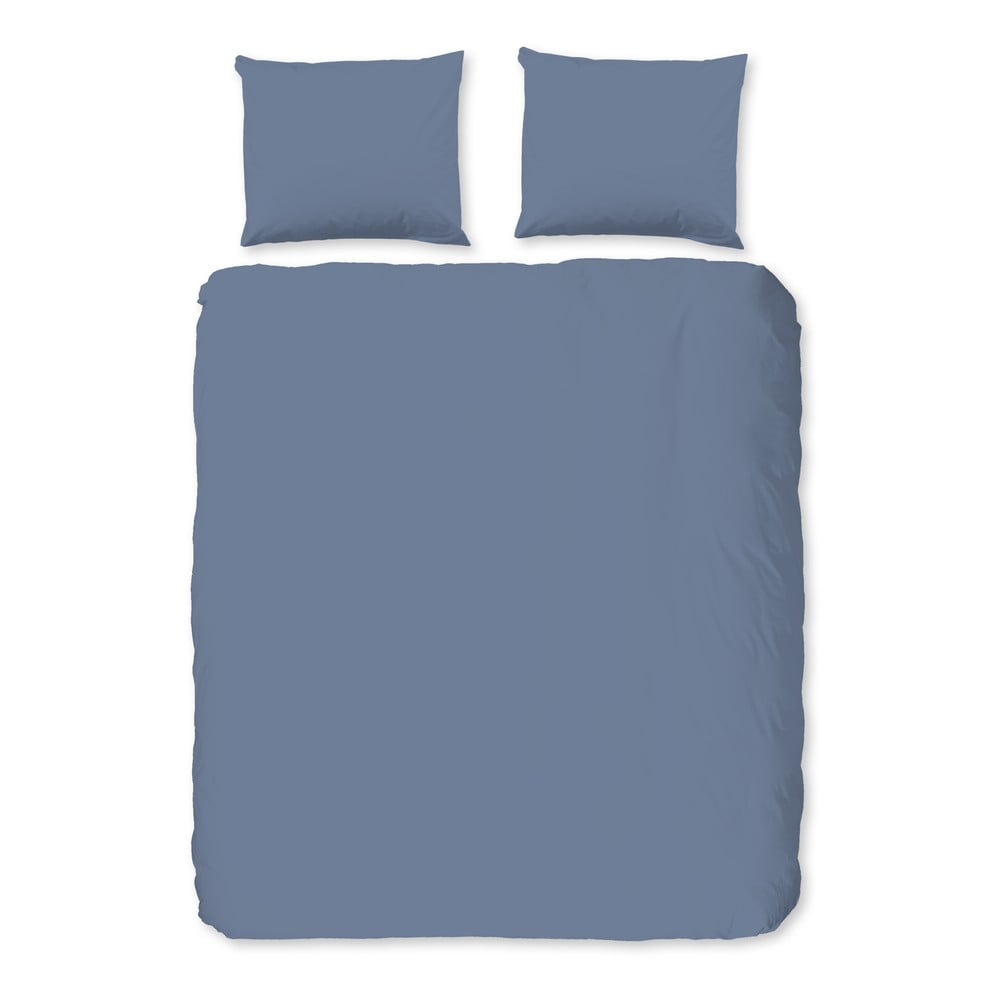 Kék kétszemélyes-hosszabbított flanel ágyneműhuzat 200x220 cm – Good Morning