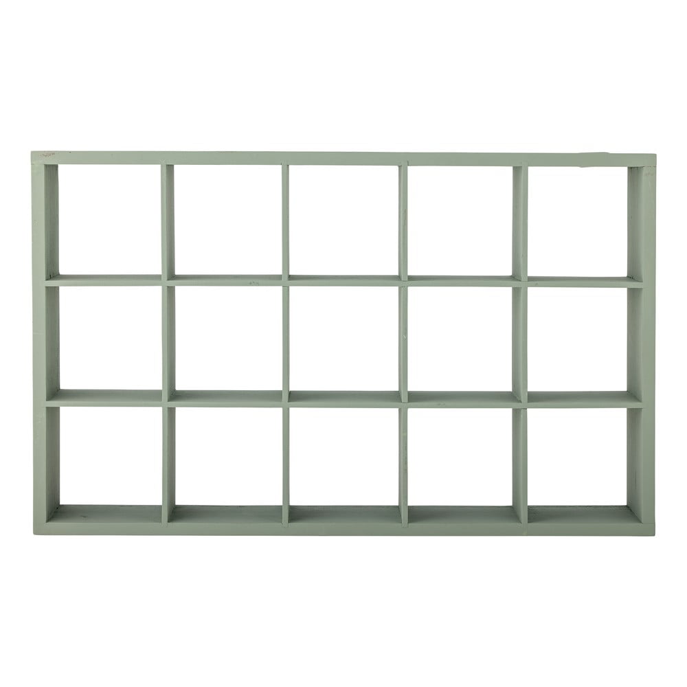 Világoszöld többszintes jegenyefenyő fali polc 67 cm Preston – Bloomingville