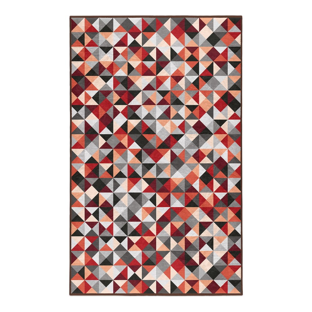 Piros-szürke mosható szőnyeg 80x150 cm Ignite – Mila Home