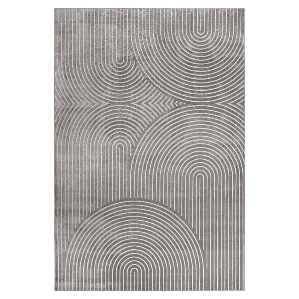 Szürke viszkóz szőnyeg 140x200 cm Geode – douceur d'intérieur