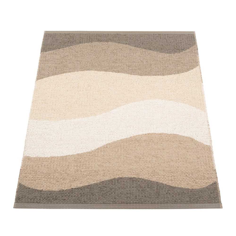 Barna-bézs kültéri-beltéri szőnyeg 70x100 cm Urvi Earth – Pappelina