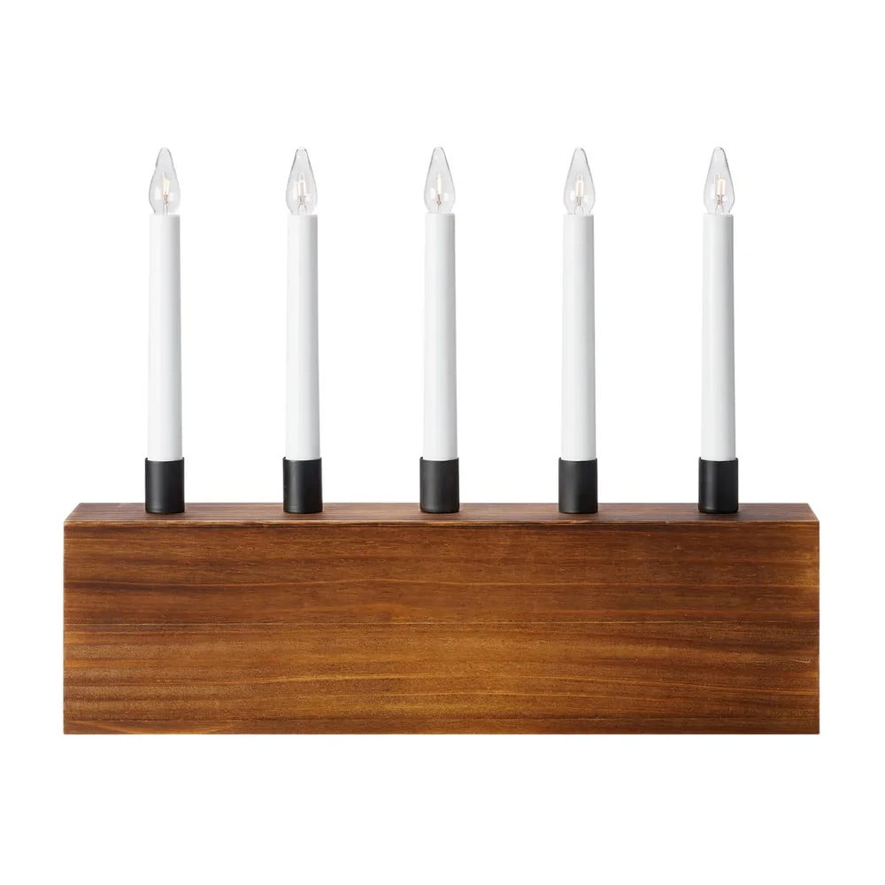 Barna karácsonyi fénydekoráció Albero – Markslöjd