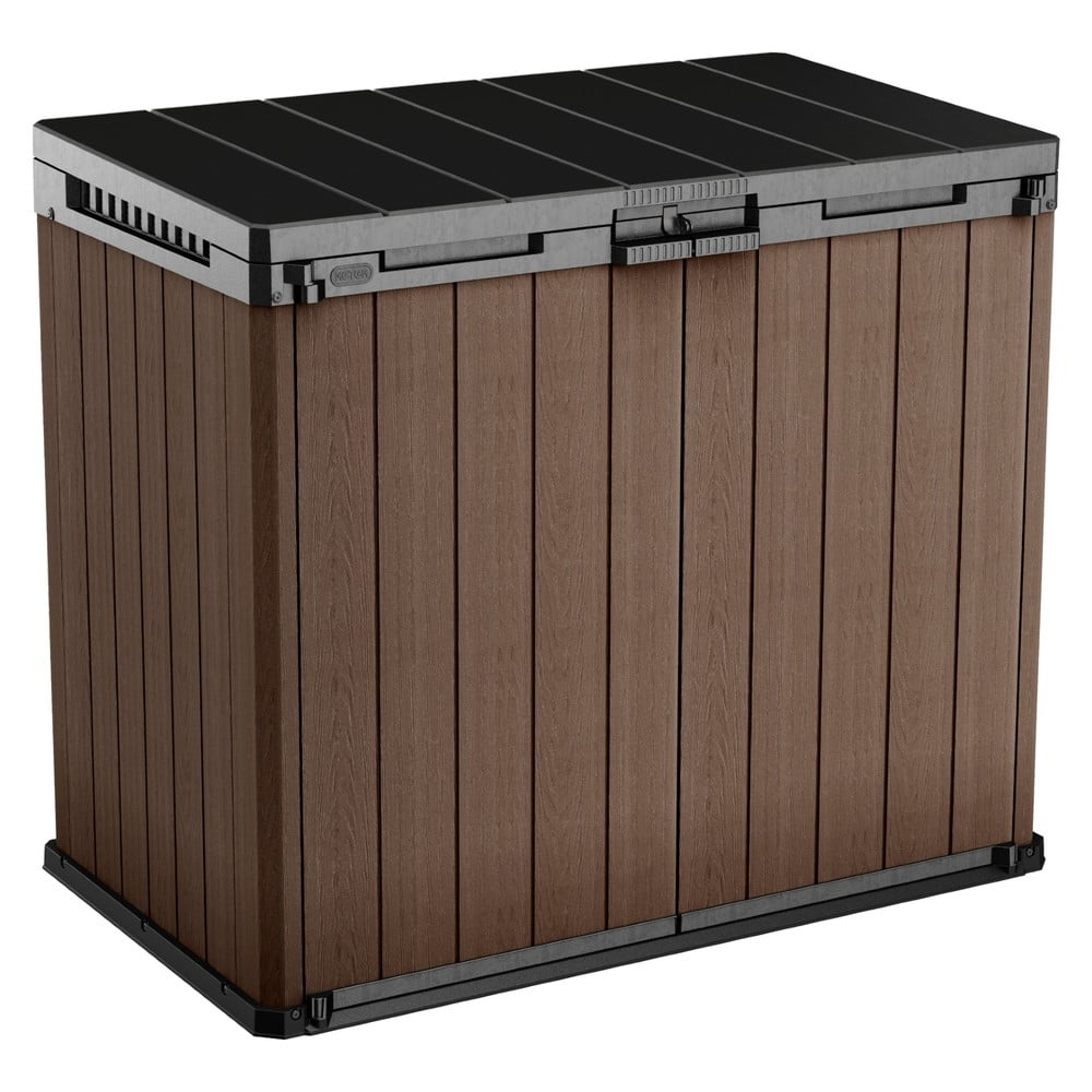 Barna műanyag kerti szekrény Darwin – Keter
