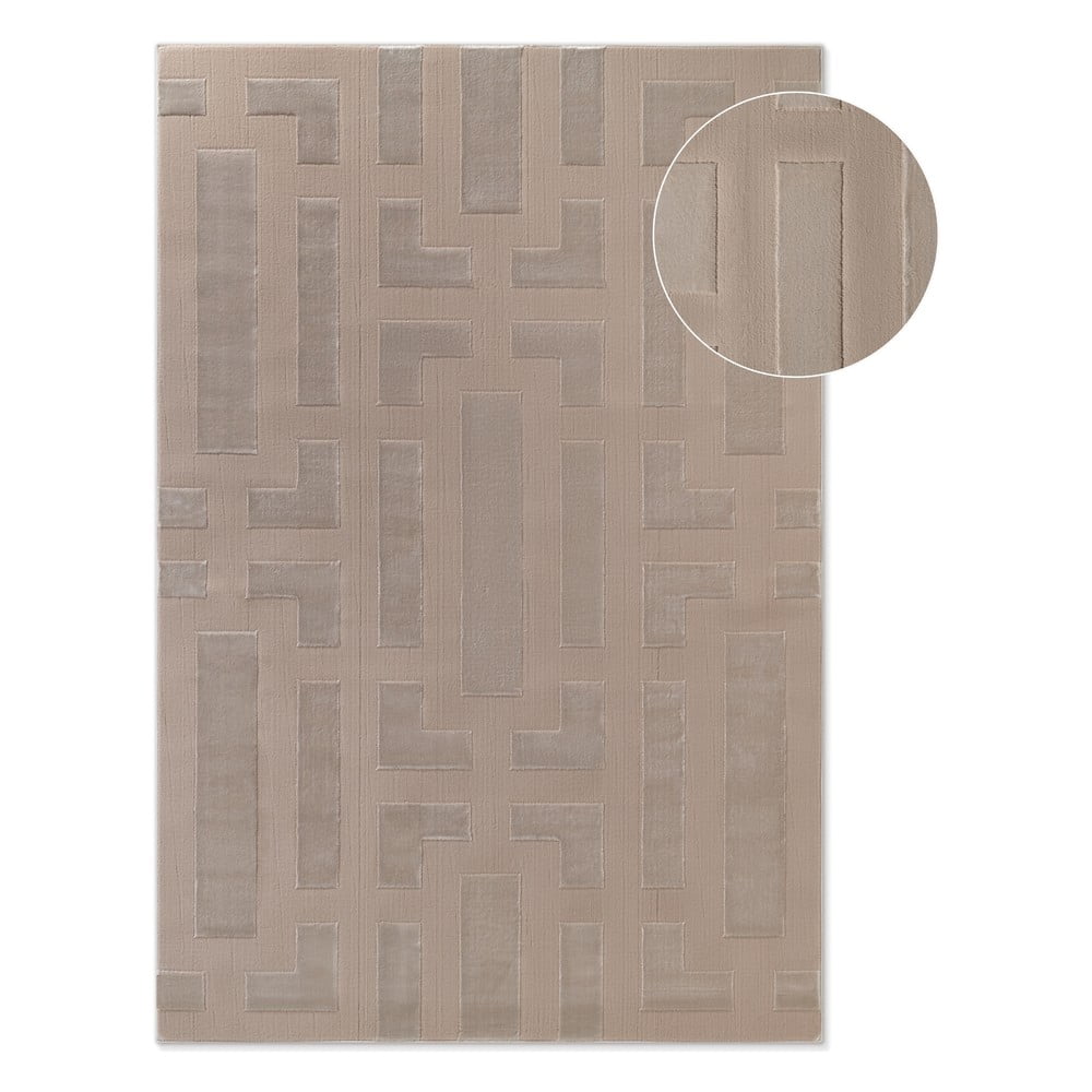 Bézs szőnyeg 120x170 cm Perles Onyx – Elle Decoration