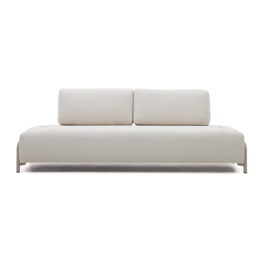 Bézs zsenília moduláris kanapé 232 cm Compo – Kave Home