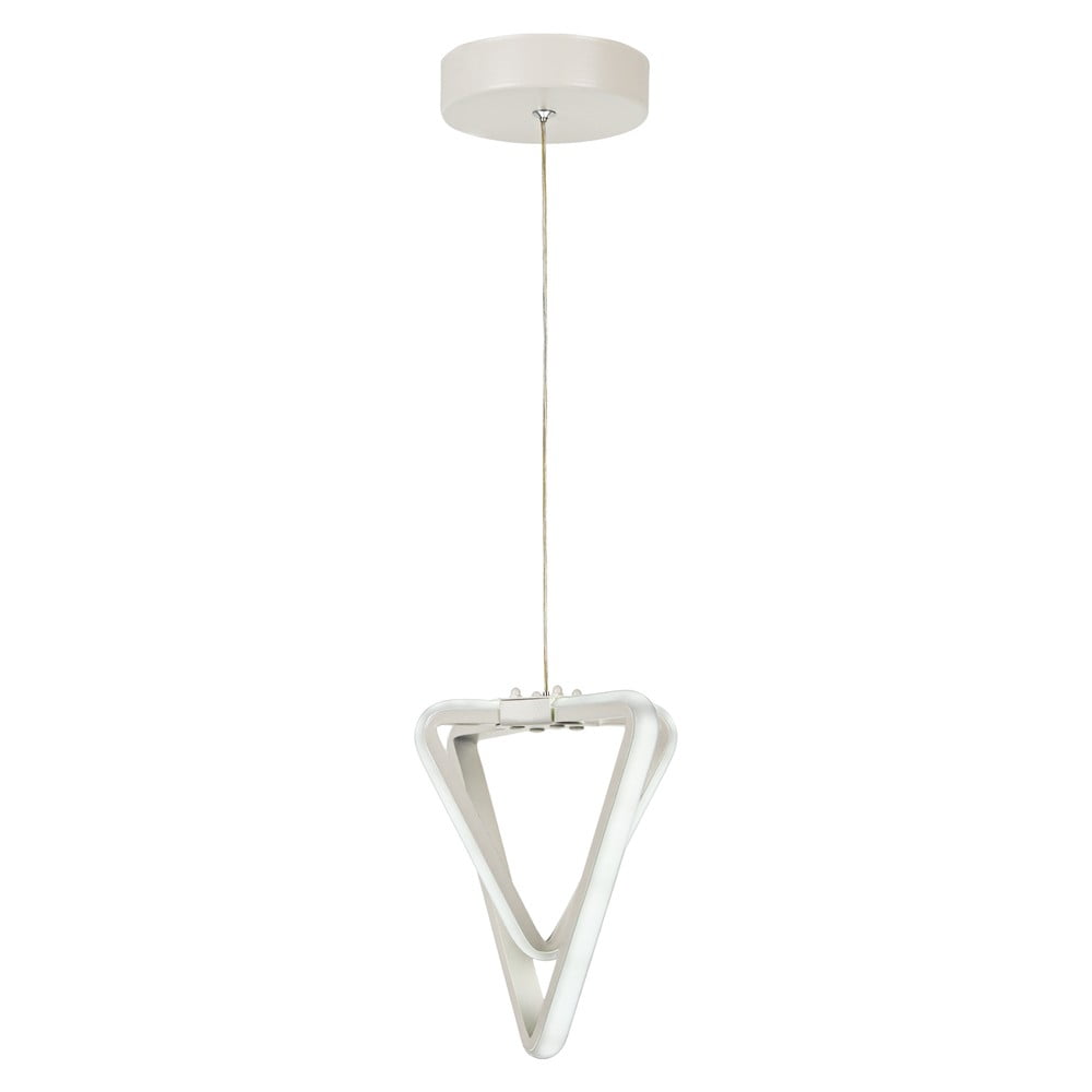 Fehér fém LED függőlámpa ø 20 cm Baris – Squid Lighting