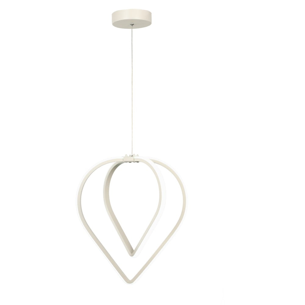 Fehér fém LED függőlámpa ø 33 cm Pars – Squid Lighting