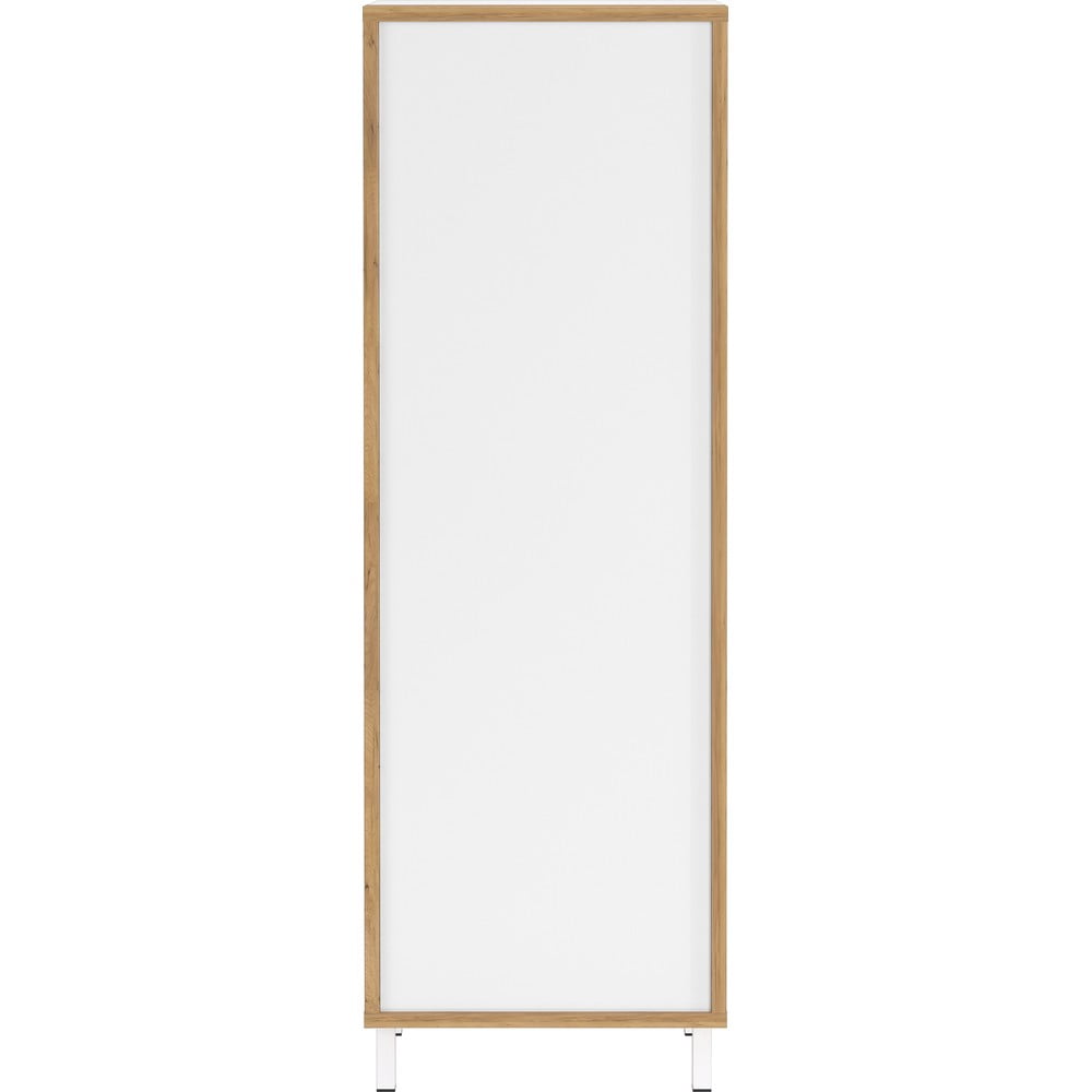 Fehér magas-keskeny fürdőszoba szekrény 39x120 cm Topeka – Germania