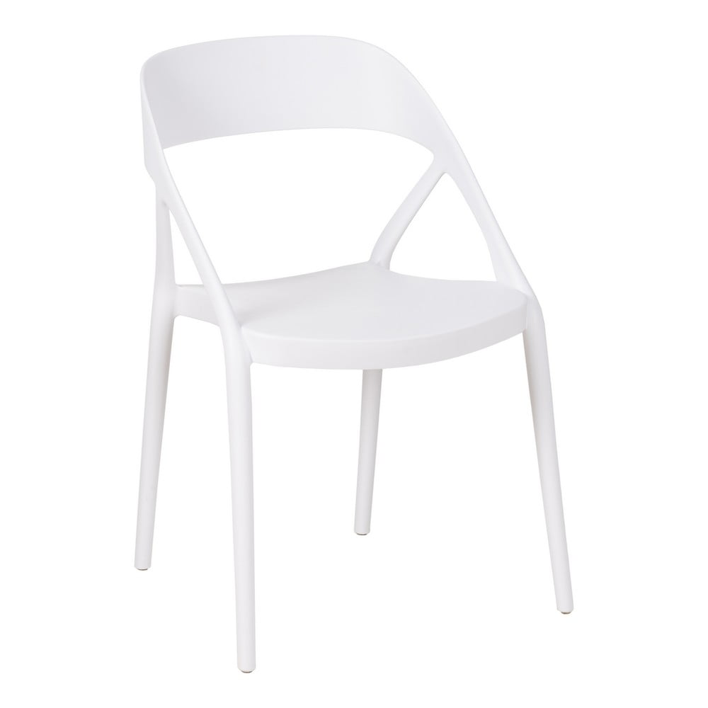 Fehér műanyag étkezőszék szett 2 db-os – Ixia