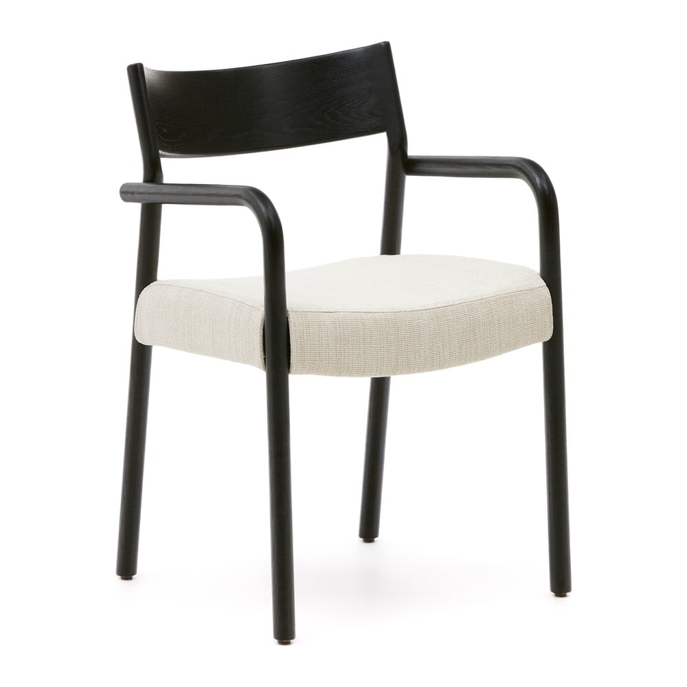 Fekete-bézs étkezőszék Falconera – Kave Home