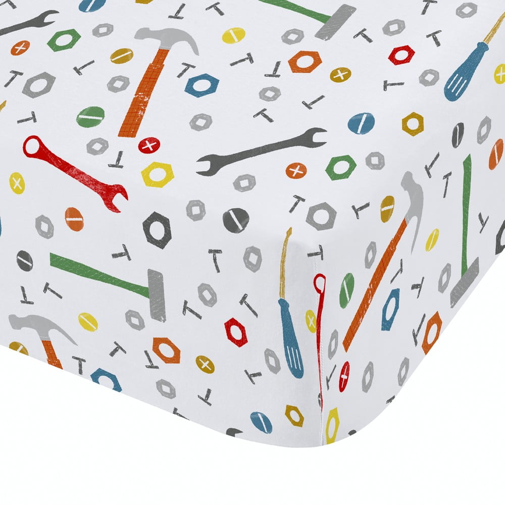 Gumis kétszemélyes gyerek lepedő 135x190 cm Digger Dreams – Catherine Lansfield