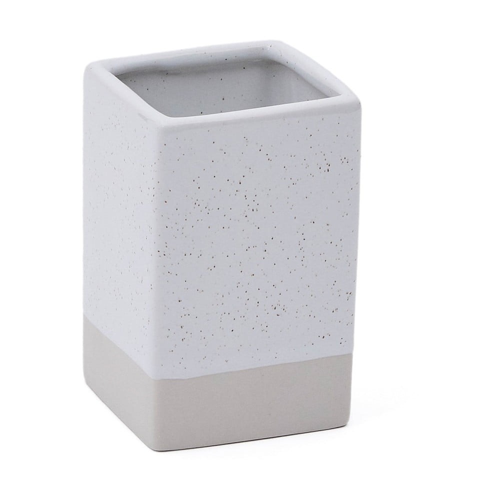 Krémszínű kerámia fogkefetartó pohár Careli – Kave Home