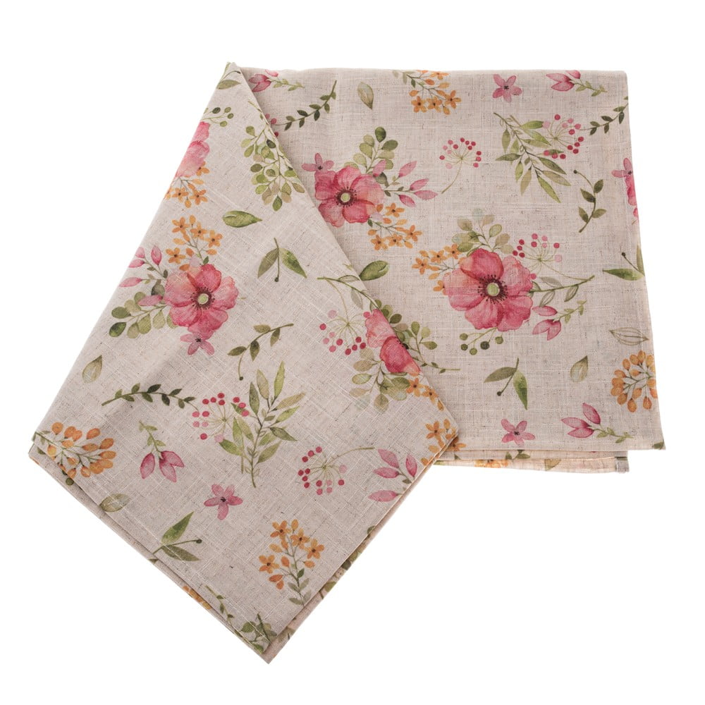 Lenkeverék lemosható asztalterítő 140x140 cm – Dakls