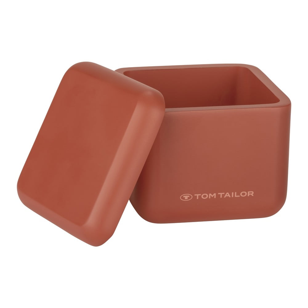 Narancssárga poligyanta fürdőszobai rendszerező vattakorongokhoz Tom Tailor T-Rounded – Wenko