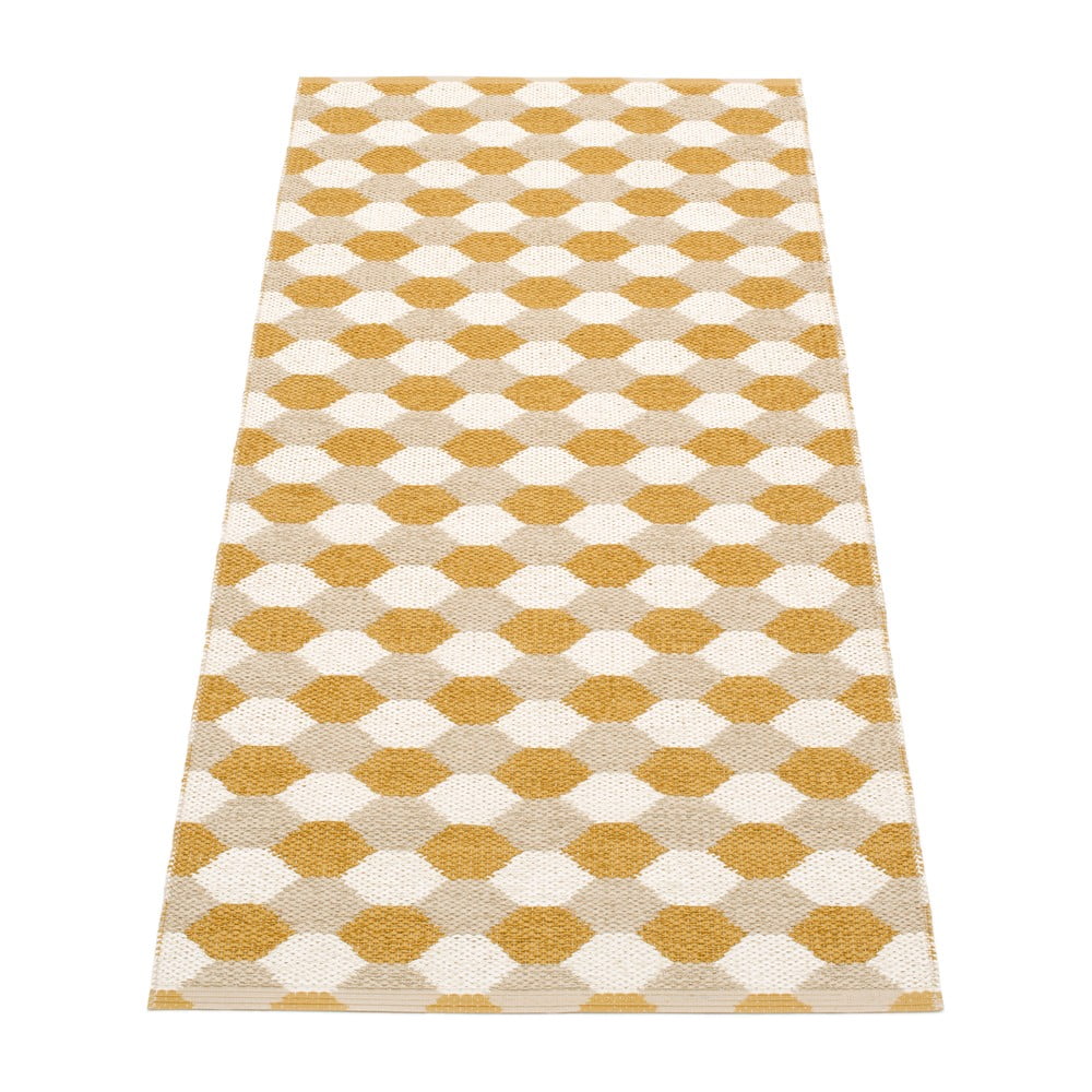 Okkersárga kültéri-beltéri futószőnyeg 70x160 cm Dana Ochre – Pappelina
