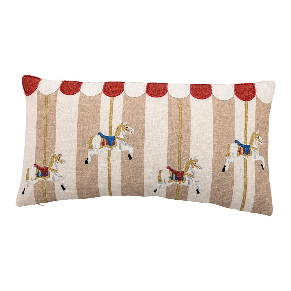 Pamut díszpárna 30x60 cm Merry-go-round – Bloomingville