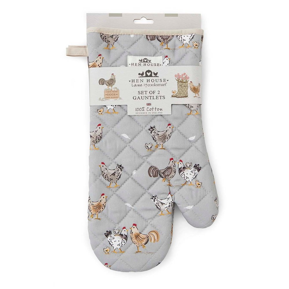 Pamut edényfogó kesztyű szett 2 db-os Hen House – Cooksmart ®