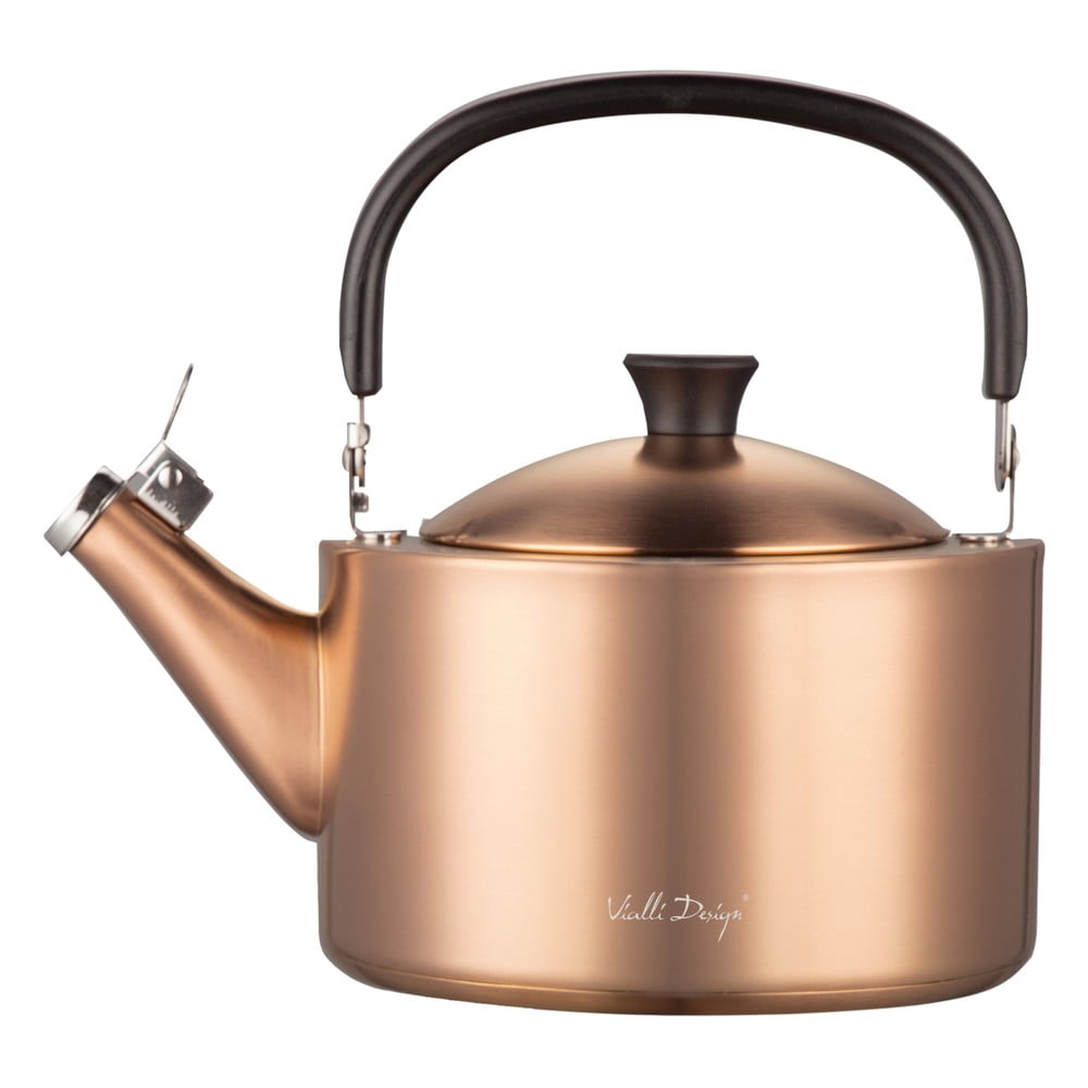 Rézszínű rozsdamentes acél vízforraló kanna 1