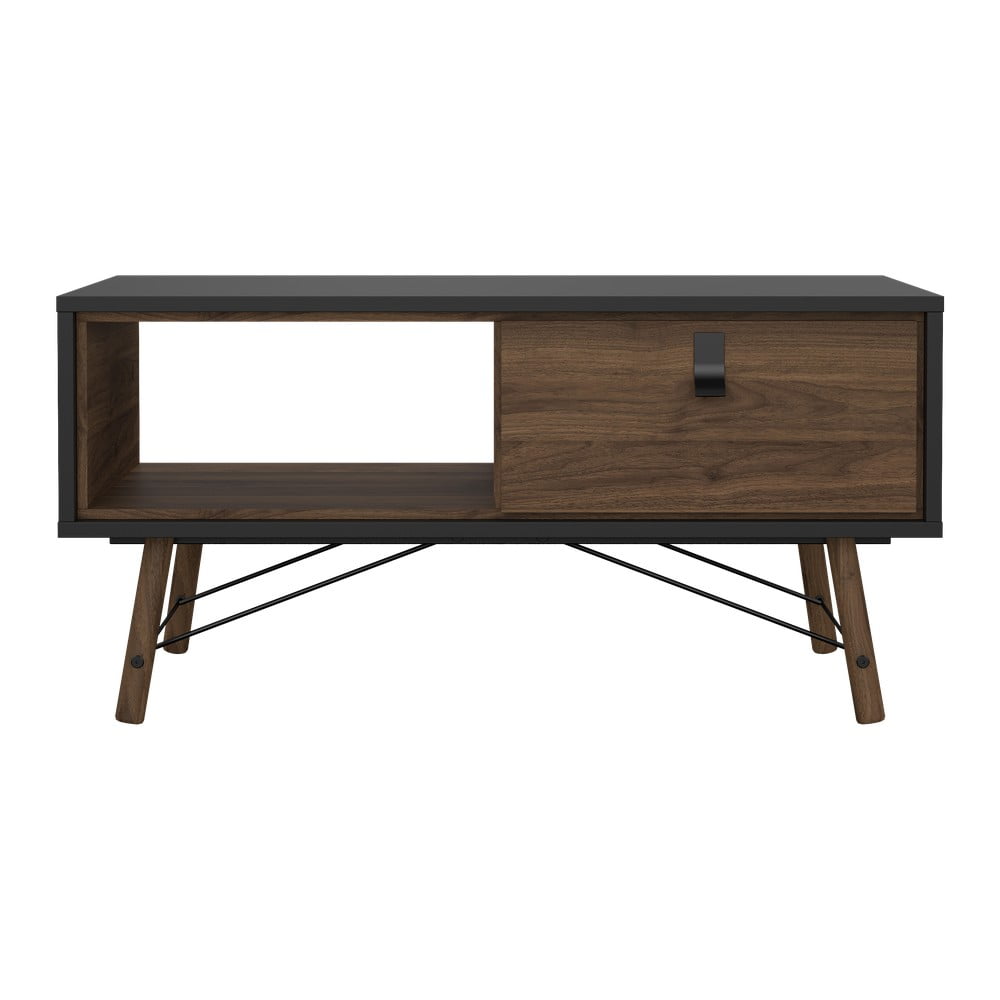 Sötétbarna dohányzóasztal 48x102 cm Ry – Tvilum