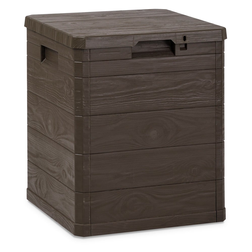 Sötétbarna kerti tárolódoboz Woodys – Toomax