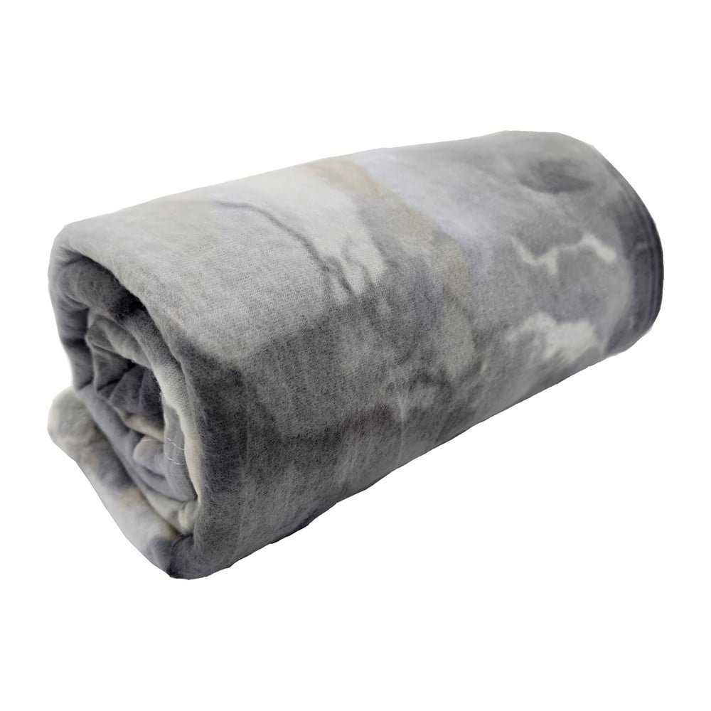 Szürke fleece takaró 150x200 cm Marble – JAHU collections