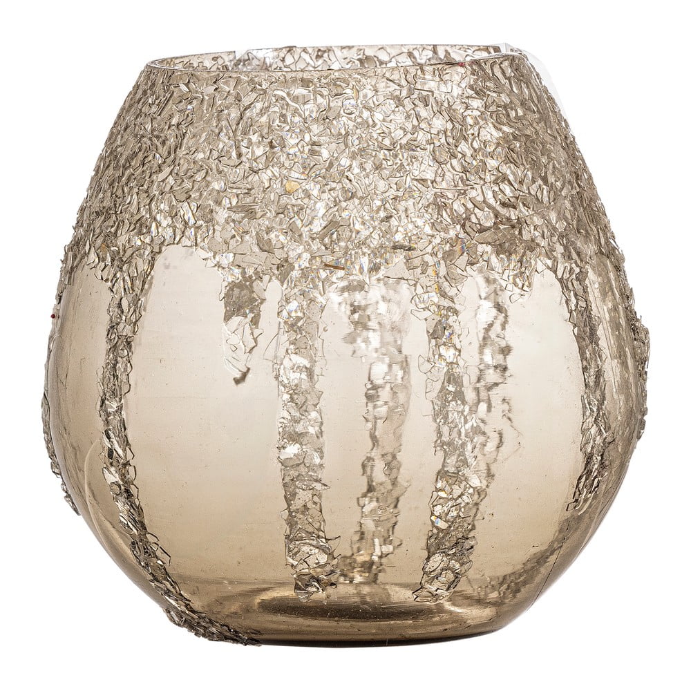 Üveg gyertyatartó teamécseshez Frosty – Bloomingville