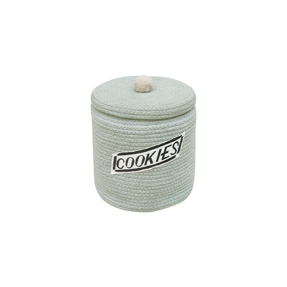 Világoskék textil játéktároló kosár ø 20x26 cm Cookie Jar – Lorena Canals