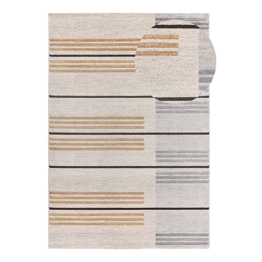 Világosszürke-krémszínű szőnyeg 133x190 cm Craft – Universal