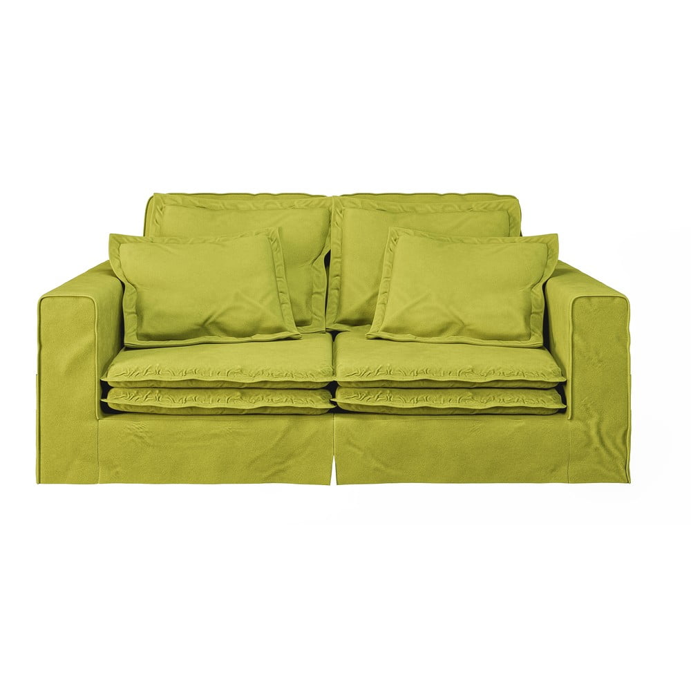 Világoszöld kanapé 196 cm Nora – Ropez