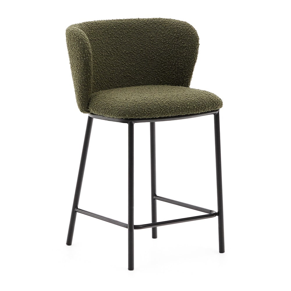 Zöld bárszék (ülésmagasság 65 cm) Ciselia – Kave Home