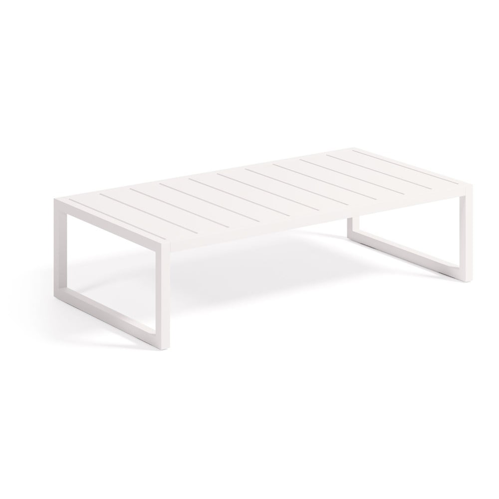 Alumínium kerti dohányzóasztal 60x114 cm Comova – Kave Home