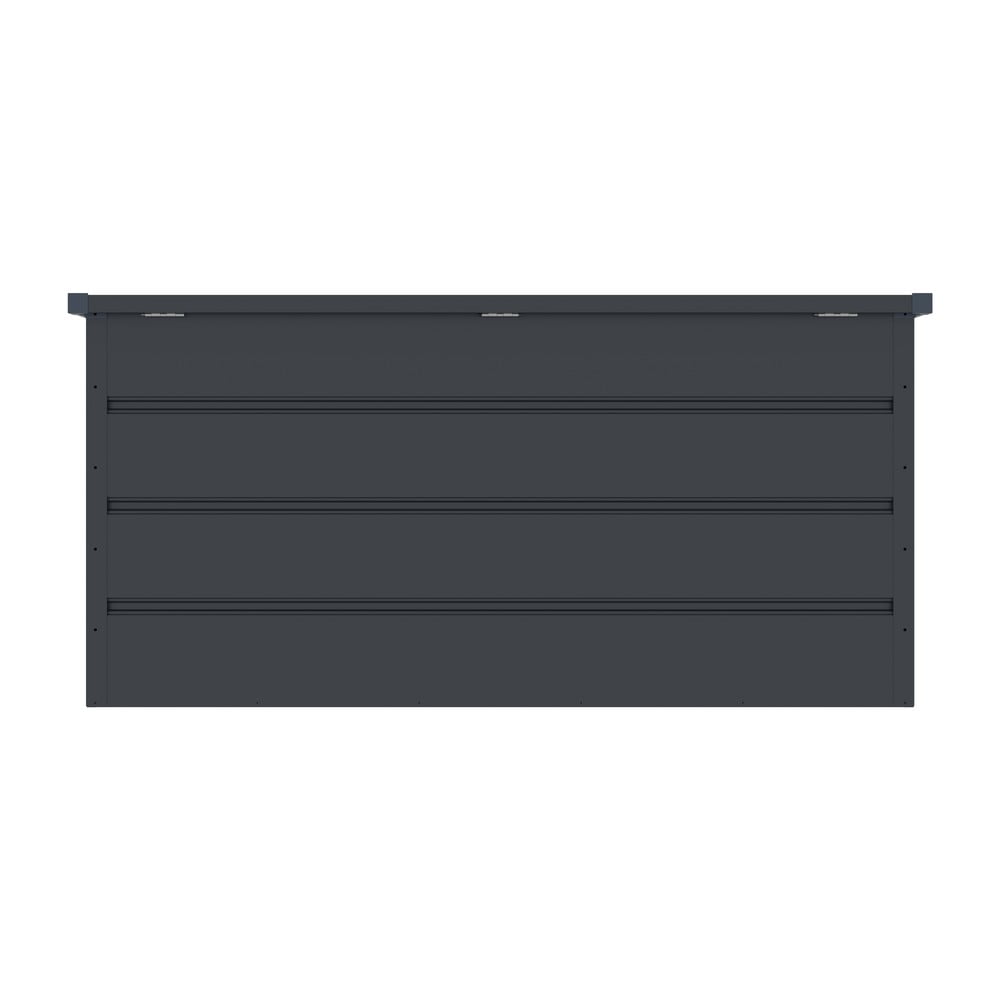 Antracitszürke kerti tárolódoboz Max F – Rojaplast