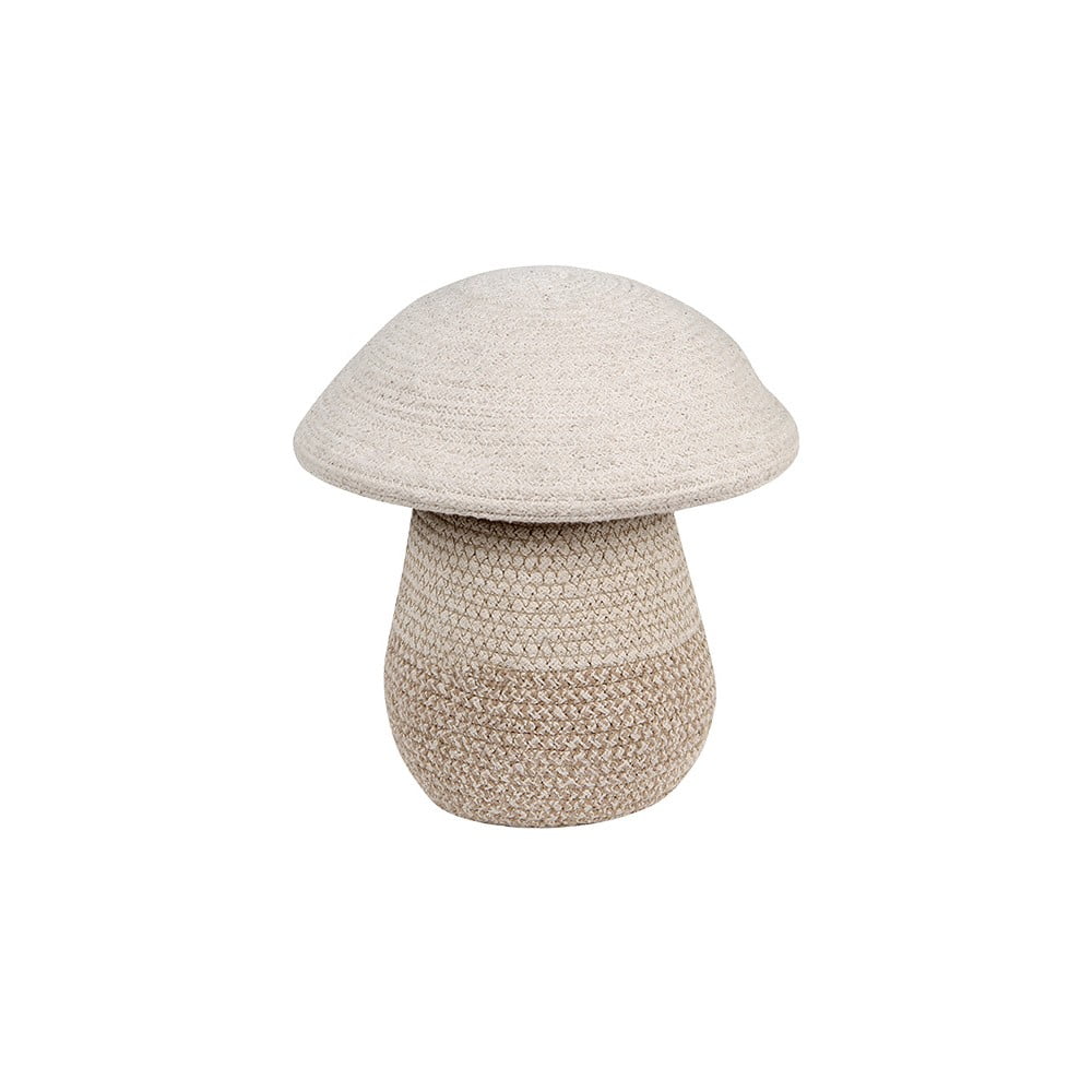 Bézs textil játéktároló kosár ø 23x27 cm Mushroom – Lorena Canals