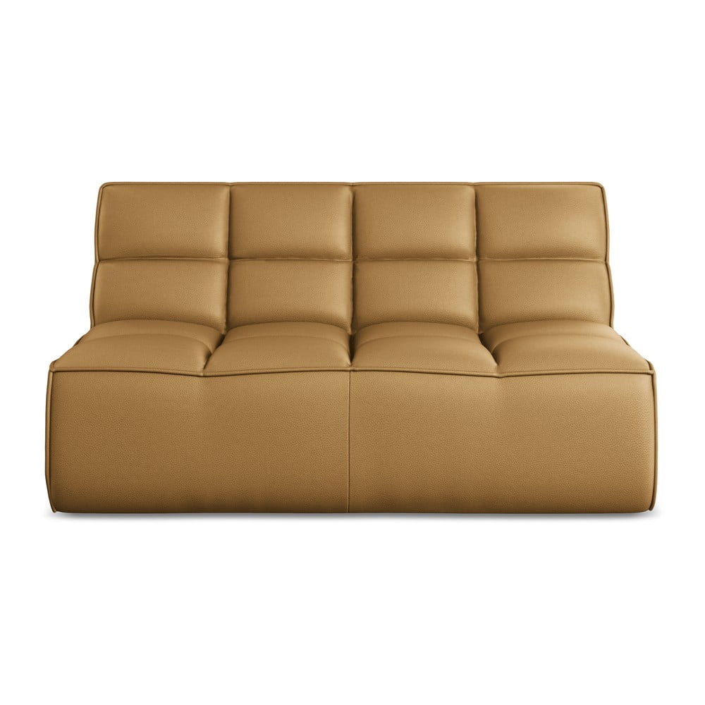 Bőrutánzat kanapé modul Kalai – Makamii