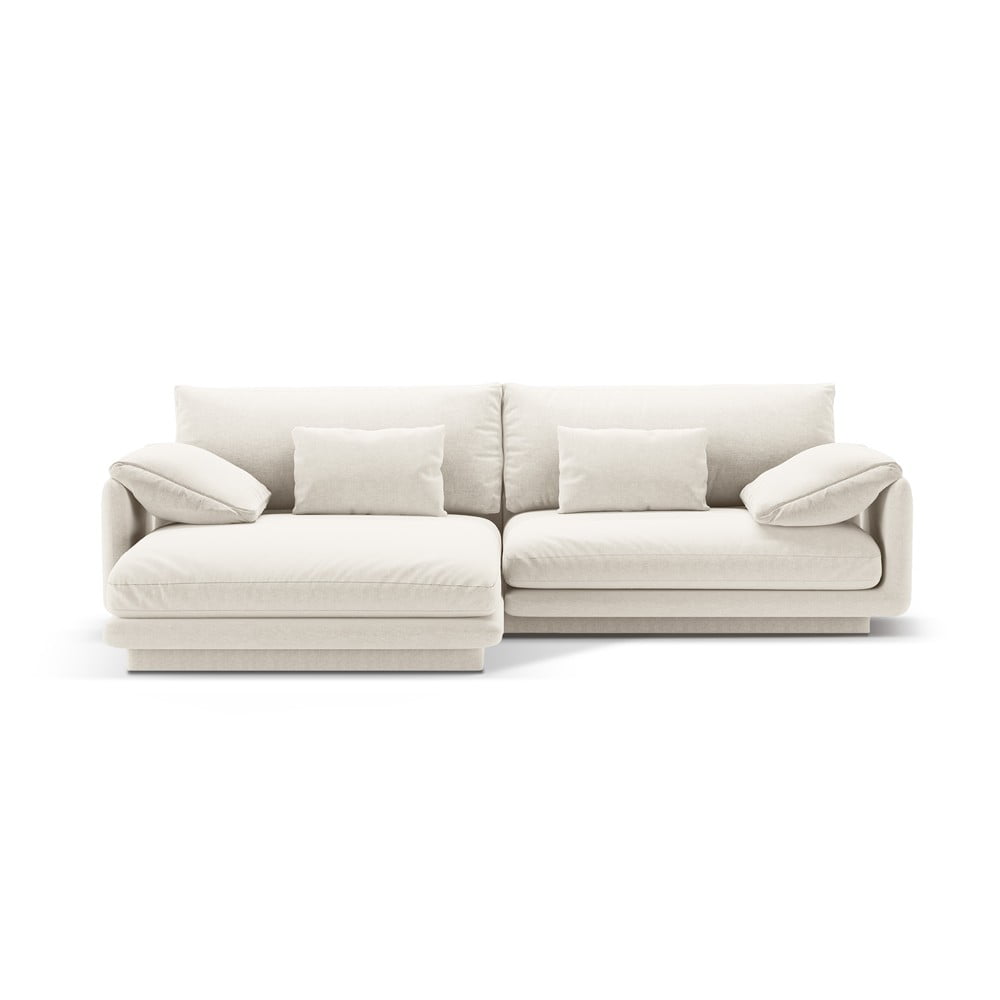 Fehér sarokkanapé (bal oldali) Torino – Micadoni Home