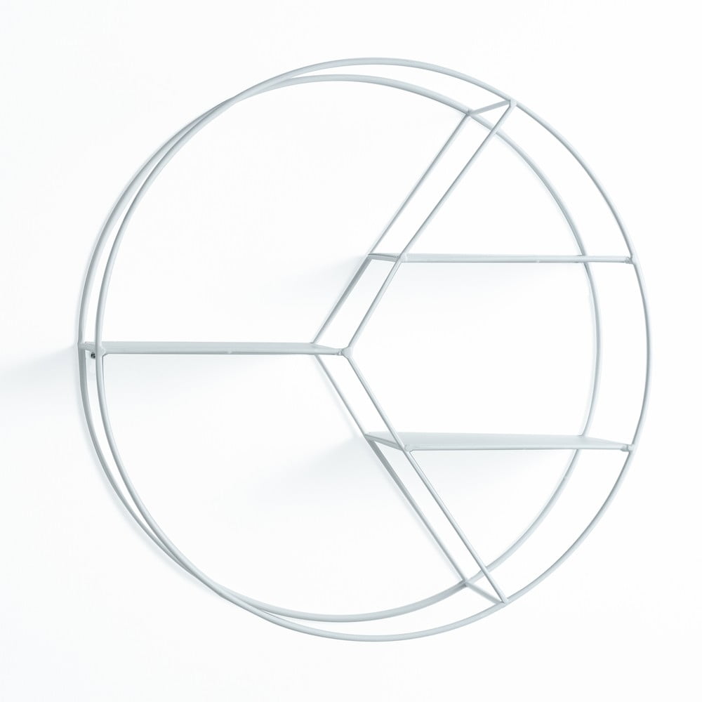 Fehér többszintes fém fali polc 45 cm Sorbo – Tomasucci