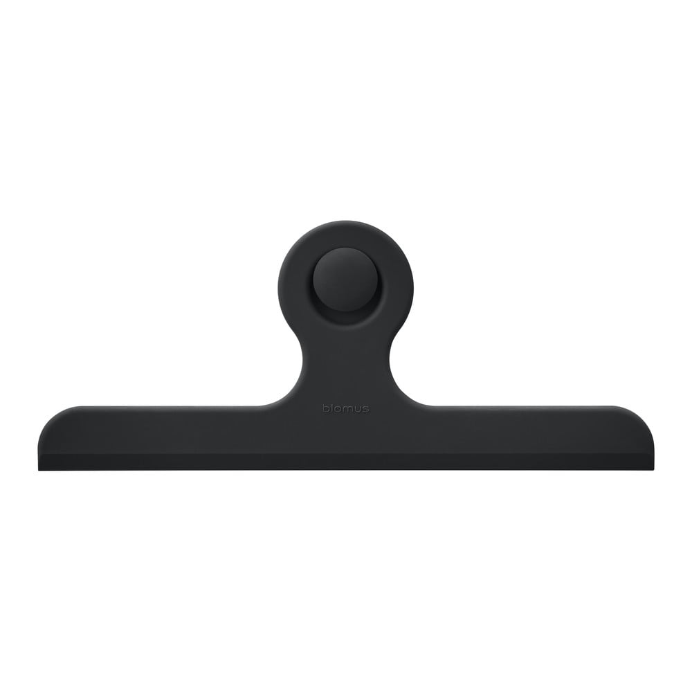 Fekete vízlehúzó tartóval 27 cm Kapi – Blomus