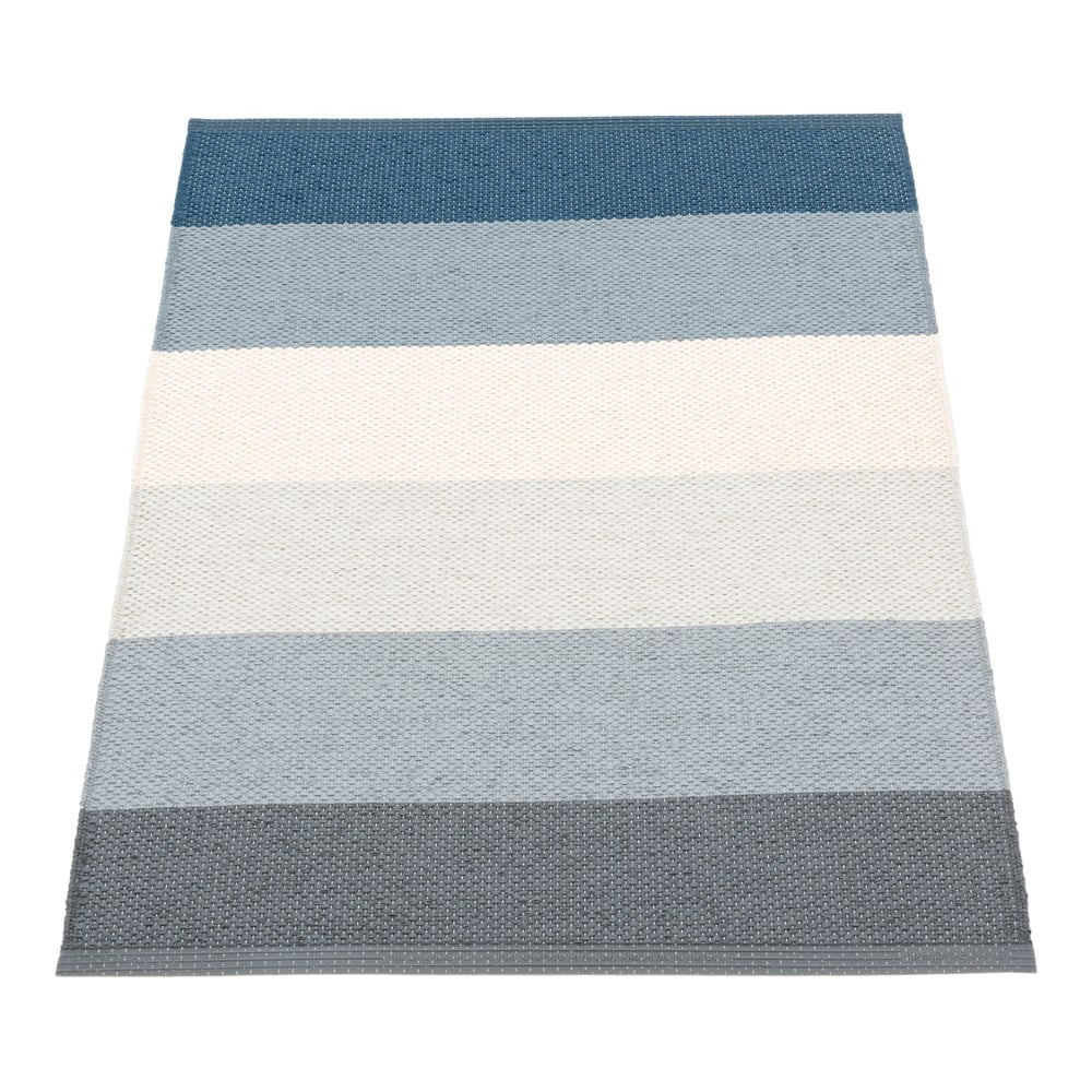Kék-krémszínű kültéri-beltéri szőnyeg 70x100 cm Molly Ocean Grey – Pappelina
