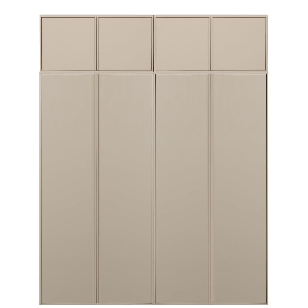 Krémszínű borovi fenyő moduláris szekrény 200x250 cm Daily – vtwonen