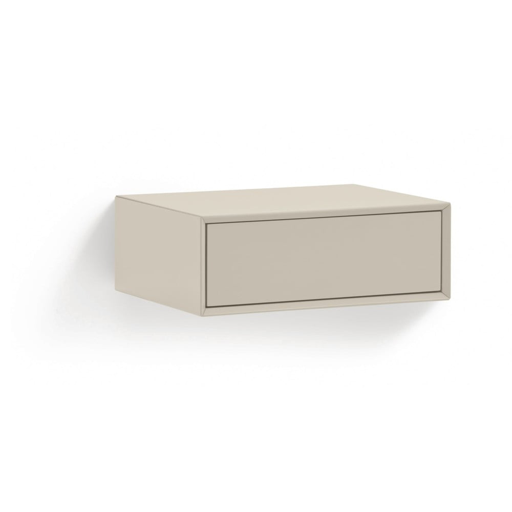 Krémszínű függő éjjeliszekrény Platt – Teulat