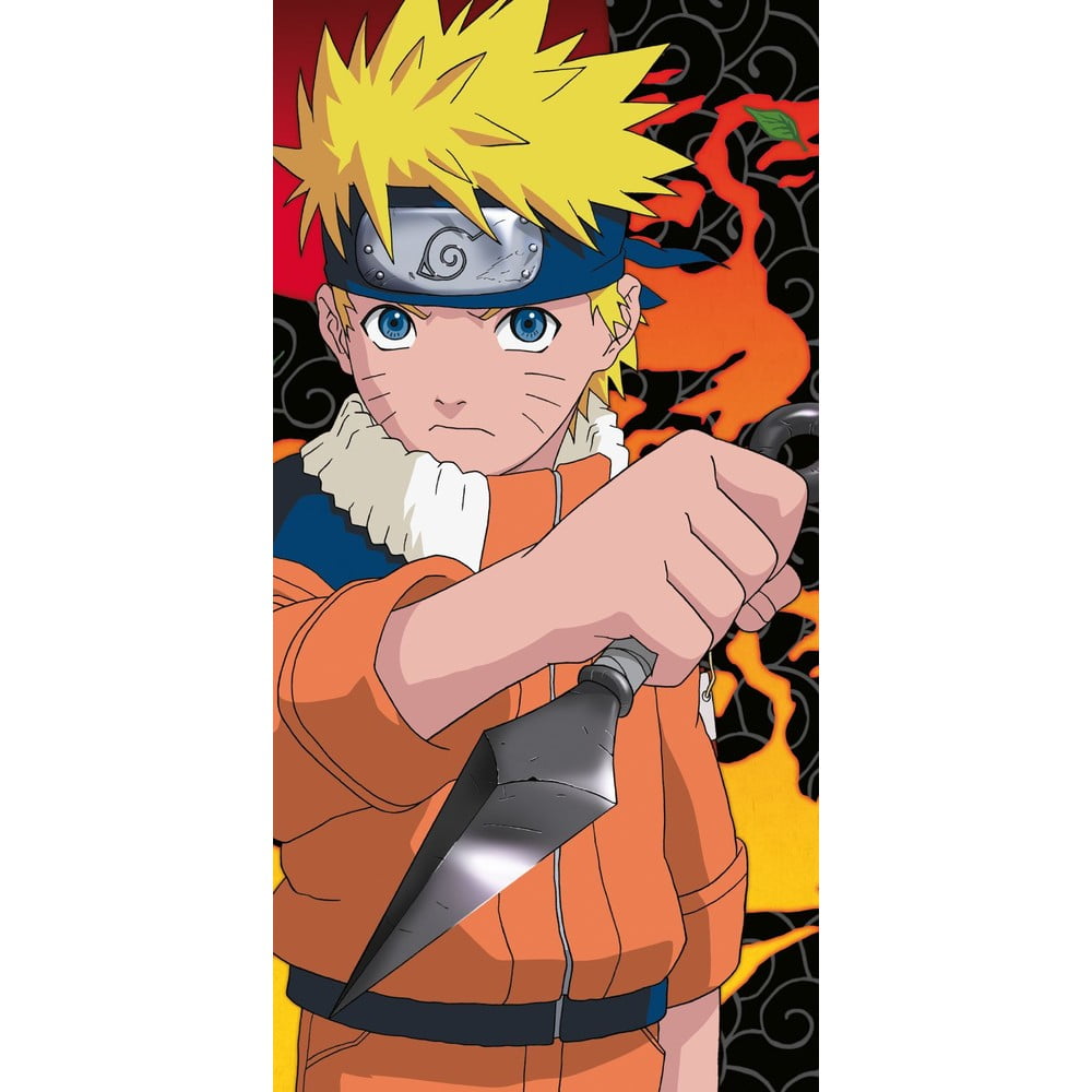 Pamut gyerek fürdőlepedő 70x140 cm Naruto Uzumaki – Jerry Fabrics