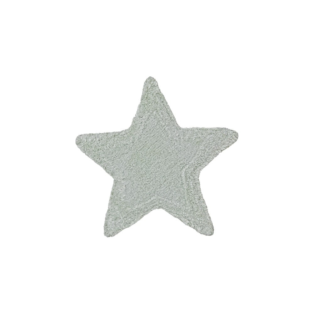 Pamut gyerek párna 54x54 cm Stella Blue Sage – Lorena Canals