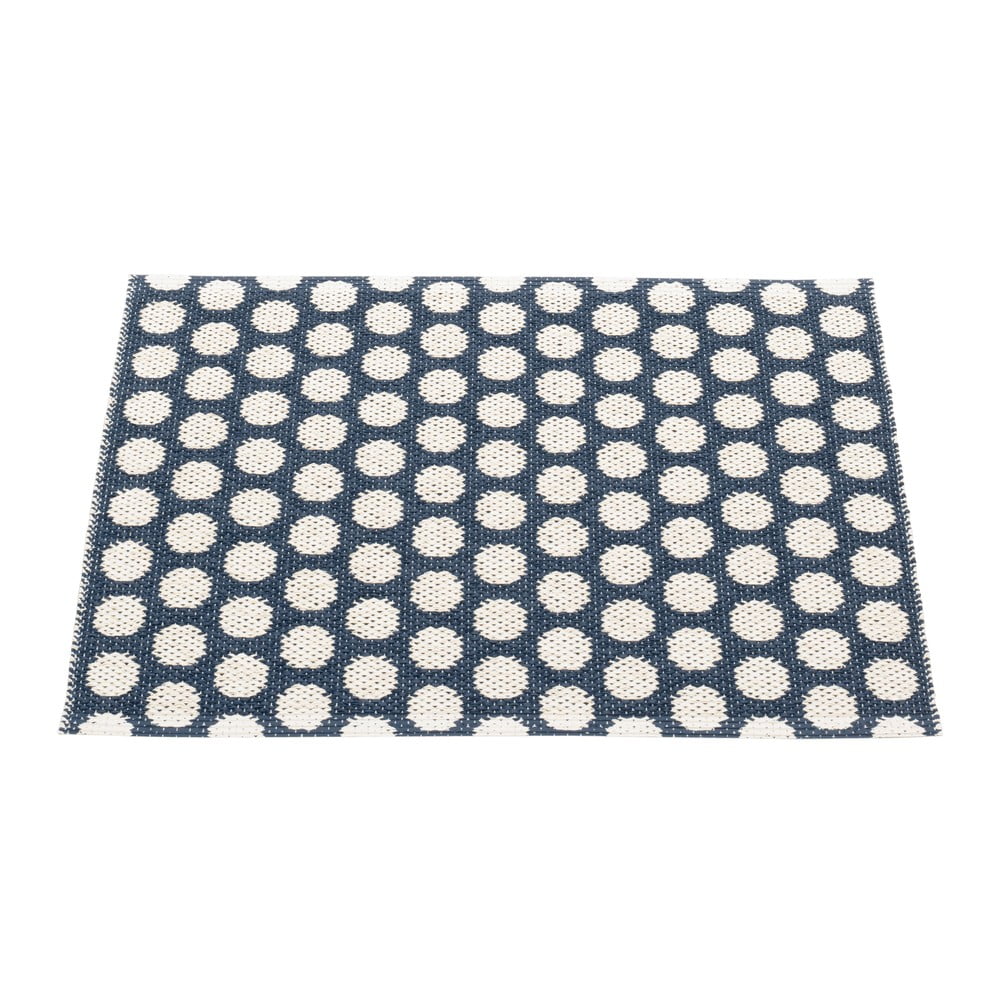 Sötétkék kültéri-beltéri szőnyeg 70x50 cm Noa Dark Blue – Pappelina