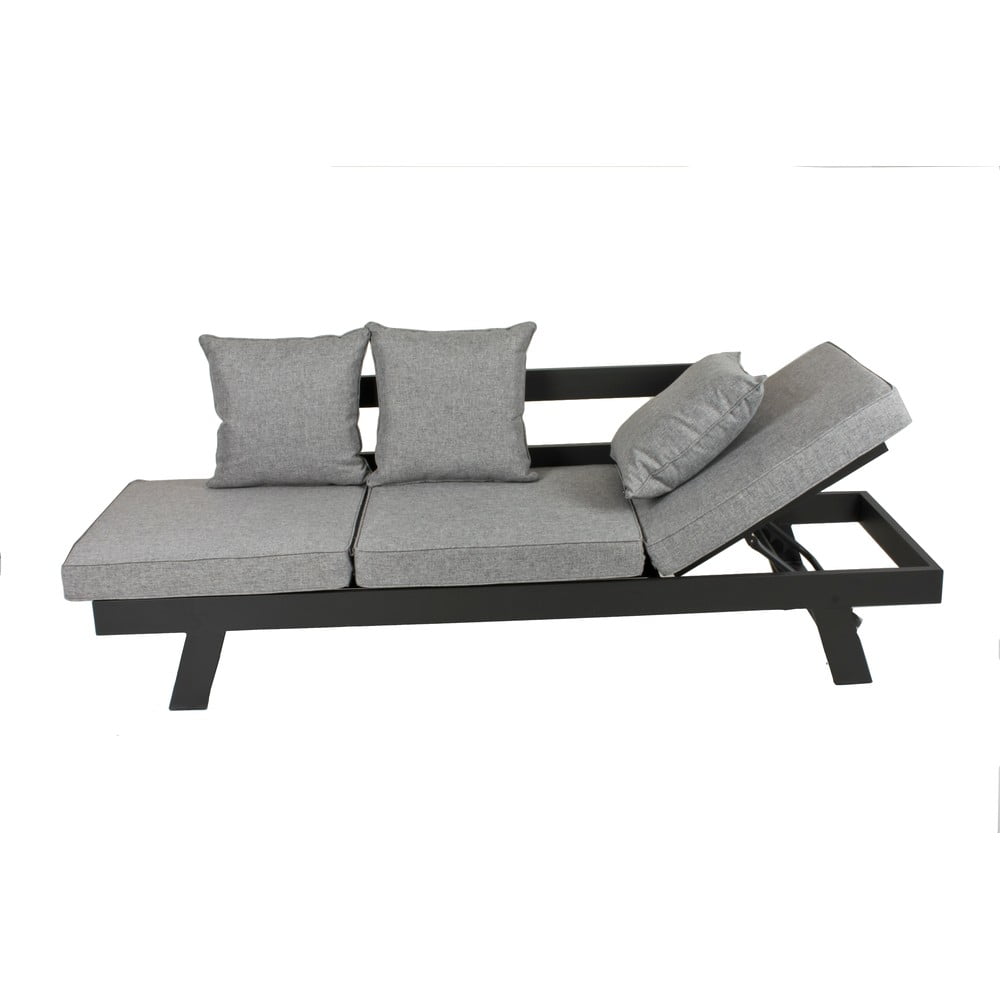 Szürke alumínium kerti kanapé Donna – Garden Pleasure