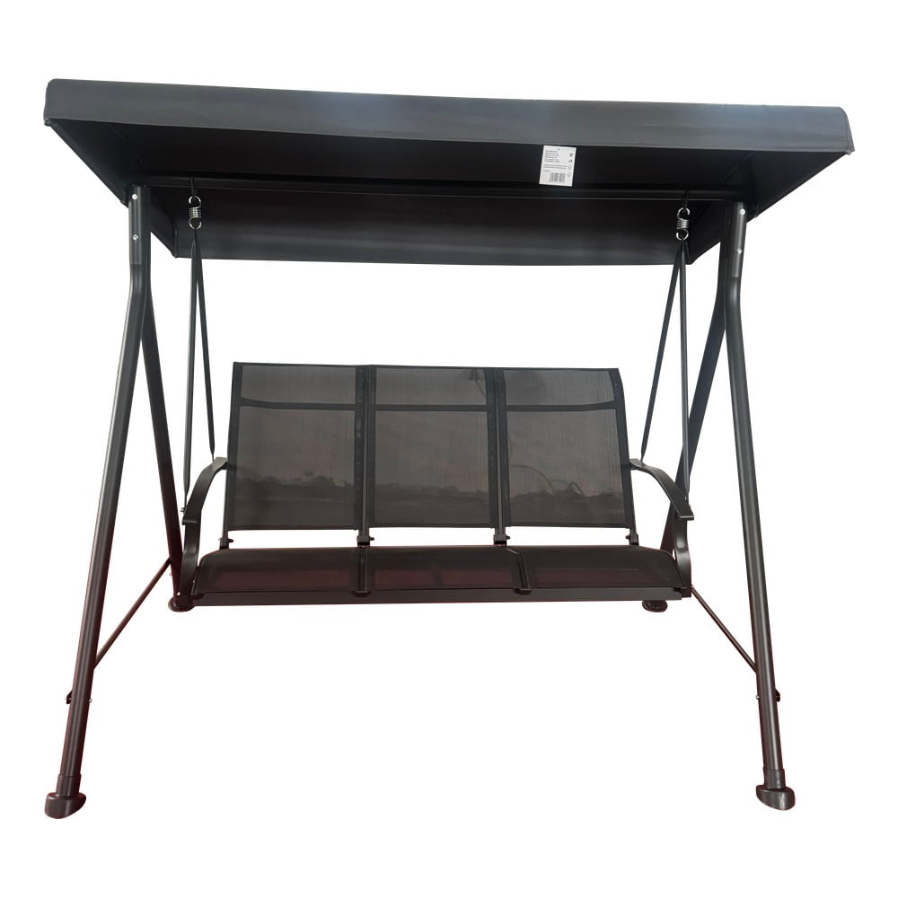 Szürke fém kerti hintaágy Hollywood II – Rojaplast