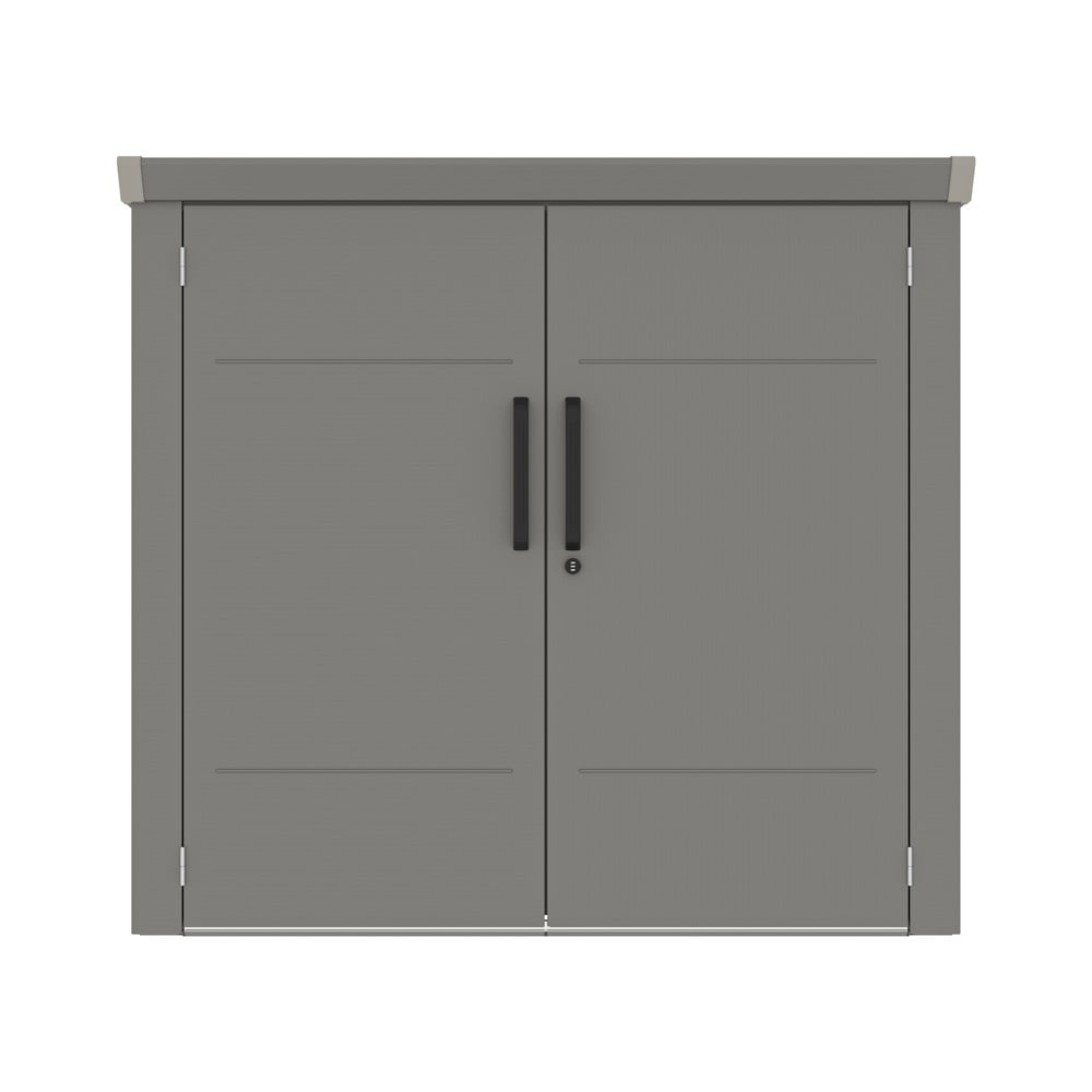 Szürke kerti szekrény Avocado B – Rojaplast