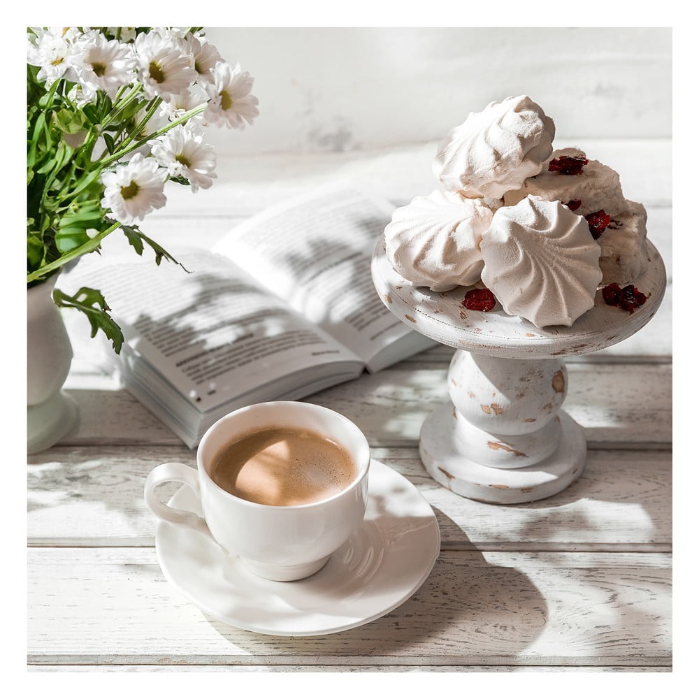 Üveg kép 30x30 cm Meringue – Styler