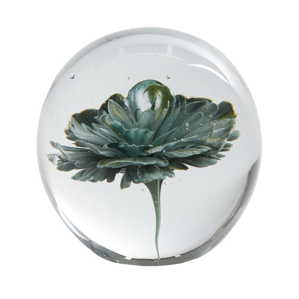 Üveg papírnehezék (magasság 8 cm) Flower – Light & Living