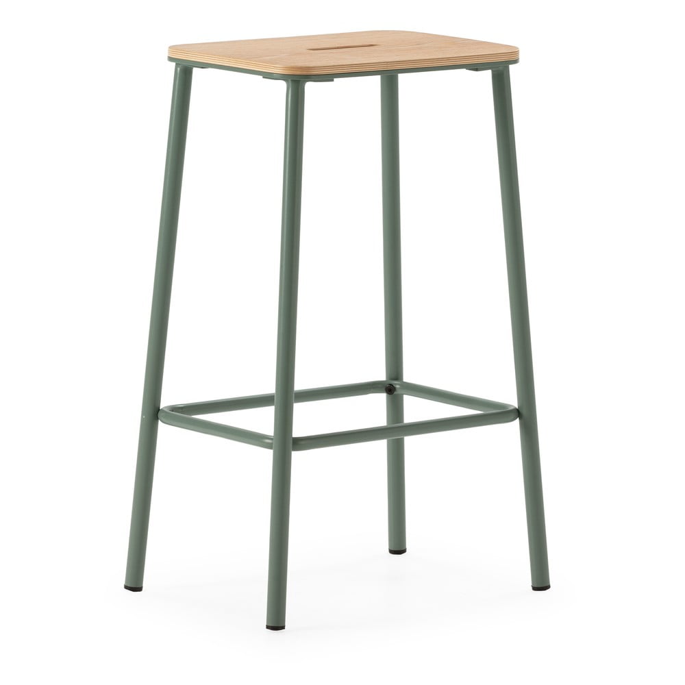 Zöld bárszék szett 2 db-os (ülésmagasság 65 cm) Abba – Marckeric